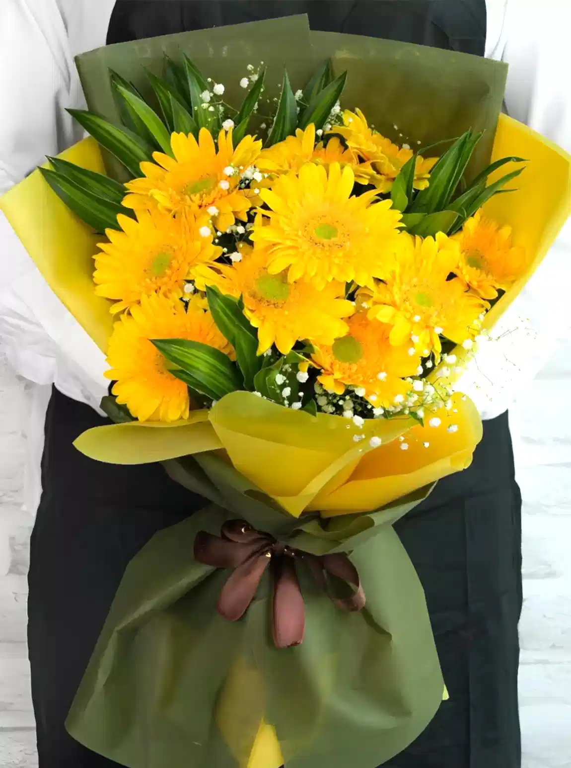 Sarı Gerbera Buketi