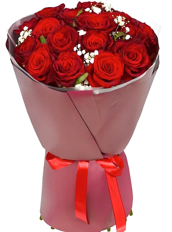 17 Kırmızı Gül Buketi