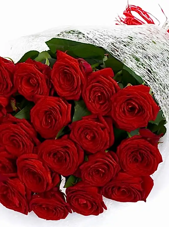 19 Adet Büyük Gül Buketi