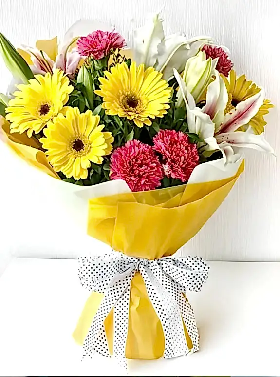 Karanfil ve Gerbera Buketi