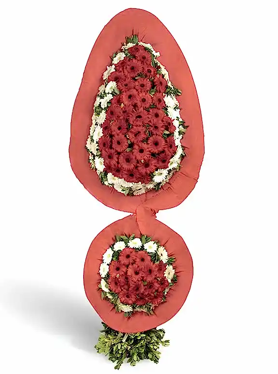 Kırmızı Uygun Fiyatlı Çelenk