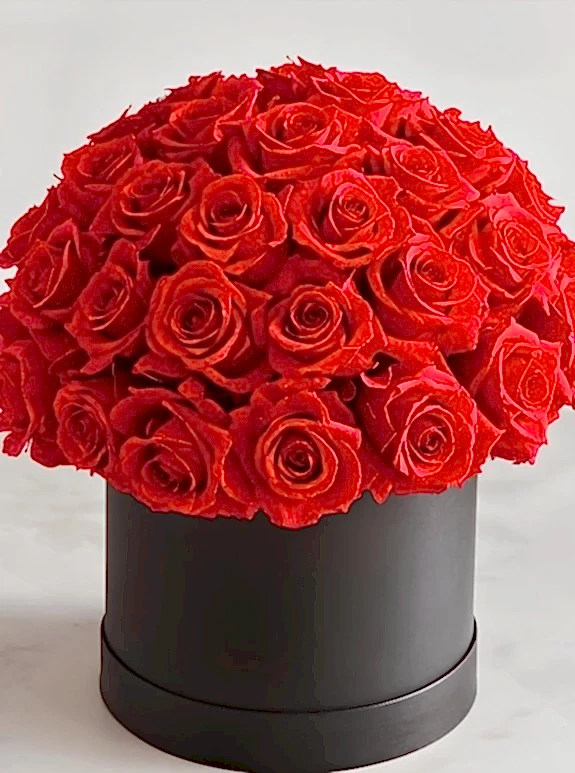 Premium Kutuda 55 Tane Gül